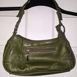 Small shoulder bag - dark olive green